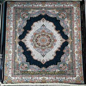 فرش ماشینی طرح صنم - فرش 1200 شانه کاشان