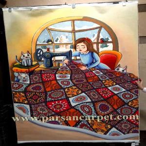 سایت فرش عروسکی کلاریس دخترونه طرح خیاطی