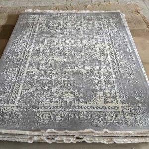 فروش اینترنتی فرش 700 شانه طرح ترک کاشان با رنگ لایت کد 510