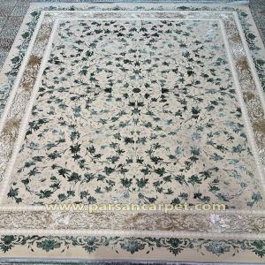 فرش ماشینی 700 شانه لایت صدفی پالت سبز کد 606