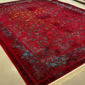 فرش ۷۰۰ شانه وینتیج لاکی طرح ارمغان | بافت HCP و نخ اکریلیک