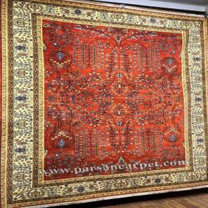 فرش کلاریس 1000 شانه سنتی طرح درختی