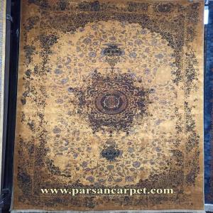 فرش 700 شانه کلاریس وینتیج کهنه نما خاکی رنگ
