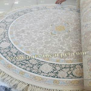 خرید آنلاین فرش گرد بزرگ گل برجسته هایبالک