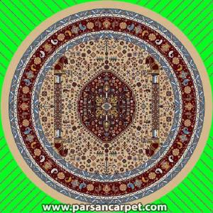 فرش گرد طرح گبه کد 16