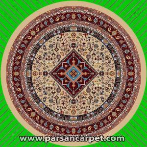 فرش گرد طرح گبه کد 24