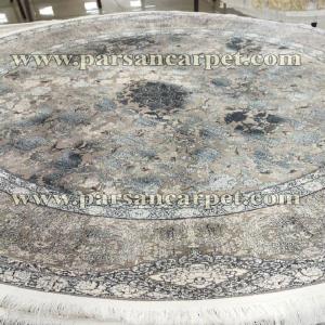 فرش دایره ای 1200 سانه وینتیج پتینه افشان