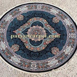 قیمت فرش دایره ای 700 شانه مدل کارینا | فرش گرد کاشان