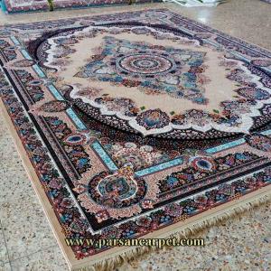 خرید اینترنتی فرش 1000 شانه - فرش ماشینی طرح دیبا