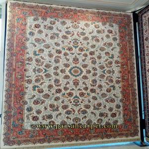 فرش 1000 شانه طرح افشان شاه عباسی - کارخانه فرش