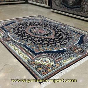 فرش 1000 شانه 8 رنگ طرح رنگین کمان