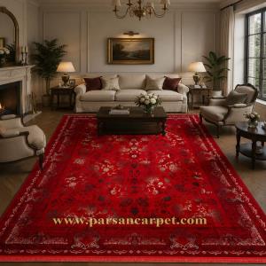 خرید اینترنتی فرش 1200 شانه طرح آوا لاکی با ضمانت کیفیت
