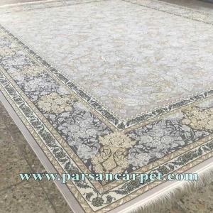 فروش اینترنتی فرش 1200 شانه افشان طلاکوب کد 1030