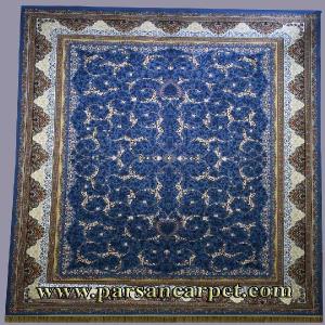کارخانه فرش 1200 شانه طرح افشان لوتوس - فرش کاشان