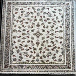 خرید فرش 1200 شانه طرح گل سرخ | بافت دستباف‌گونه و قیمت کارخانه