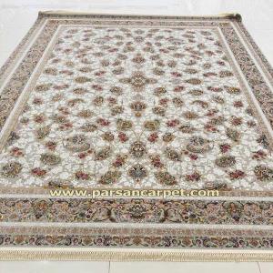 خرید فرش 1200 شانه افشان گل سرخ | فرش گل برجسته درجه یک