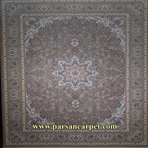 فرش 1200 شانه کاشان طرح شبنم - فرش طرح برجسته