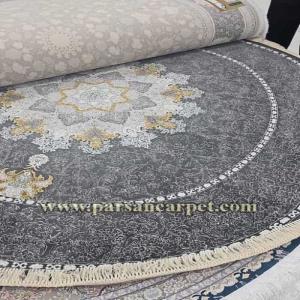 سایت خرید فرش دایره ای دودی با سایز دلخواه