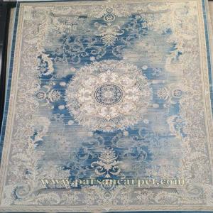 فرش ماشینی 1200 شانه طرح آریا آبی | فروش اینترنتی بدون واسطه از کارخانه