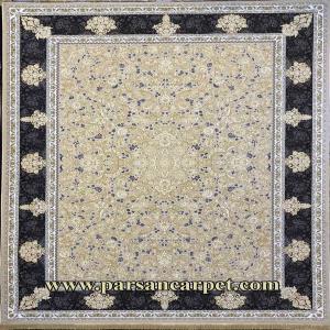 خرید فرش 1200 شانه طلاکوب مدل آناک برجسته
