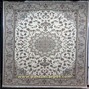 کارخانه فرش 1200 شانه مدل افسون | فرش کرم رنگ