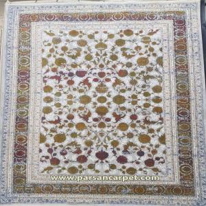 فروش اینترنتی فرش 1200 شانه پتینه طرح باران با قیمت درب کارخانه