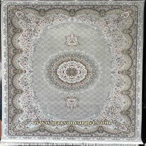قیمت فرش 1200 شانه سیلور نقره ای طرح برلین