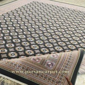 جدیدترین فرش 1200 شانه برجسته مدل ترکمن
