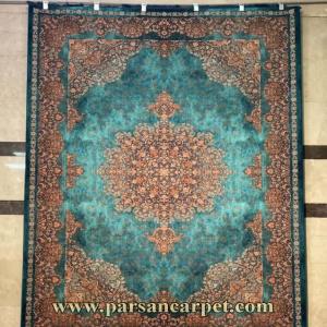 فرش 1200 شانه روچک کلاریس آبی فیروزه ای