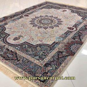 فروش فرش 1200 شانه کاشان - فرش 1200 شانه طرح سی گل