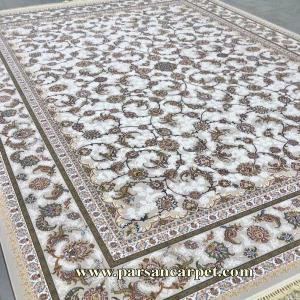 قیمت فرش 1200 شانه گل برجسته کاشان طرح مهراسا