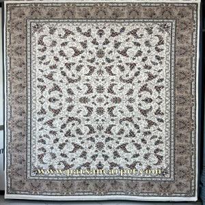 خرید فرش 1200 شانه نقشه روژان کرم