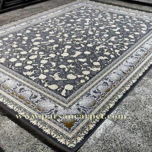 فرش 1200 شانه گل برجسته طرح جاودان | ظریف و زیبا