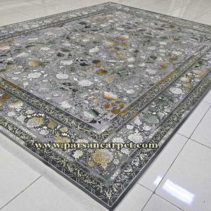 فرش 1200 شانه گل برجسته وینتیج شاهکار افشان | کارخانه کاشان