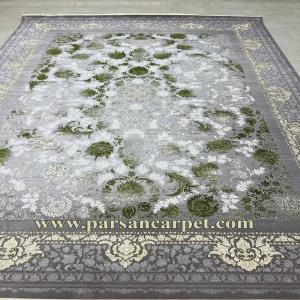 فرش 1200 شانه پالت سبز کد 8220 | فرش پتینه هایبالک
