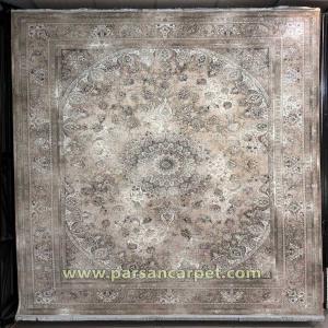 خرید آنلاین فرش 1200 شانه پتینه با طراحی کهنه‌نما کد 4041