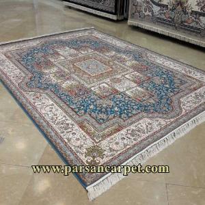 فرش 1200 شانه گل برجسته طرح همایون