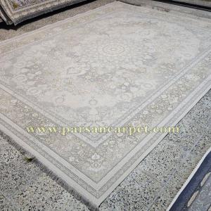فرش 1500 شانه طرح صبا وینتیج | فرش ابریشم گونه