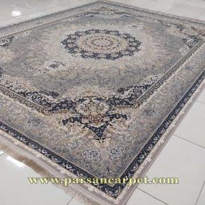 خرید اینترنتی فرش 1500 شانه 12 متری طرح گلوریا