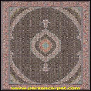 فرش 700 شانه 10 رنگ طرح ماهی