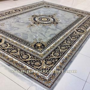 فرش 700 شانه ده رنگ ورساچه نقره ای | فرش دستباف گونه