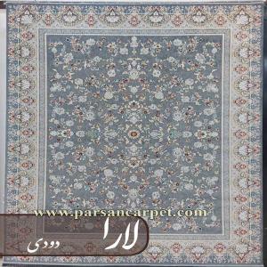 فرش 700 شانه طرح لارا | فرش ماشینی دودی رنگ