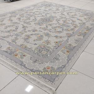 فرش 700 شانه گل برجسته مدل ساغر| تراکم 2550