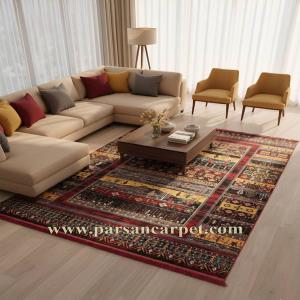 خرید فرش 700 شانه سنتی ایلات لاکی | فرش ورژن