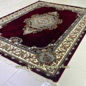 قیمت فرش 700 شانه طرح رزیتا لاکی کاشان