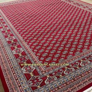 فرش 700 شانه ماشینی طرح سنتی ترکمن پردیس