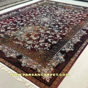 فرش 700 شانه طرح شکوه پتینه | قیمت فرش 700 شانه دستباف گونه