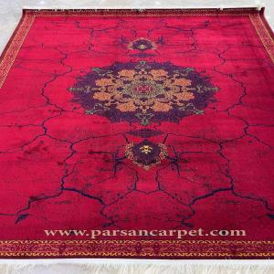 کارخانه فرش 700 شانه اکریلیک سنتی کد 70065 | فرش ماشینی لاکی