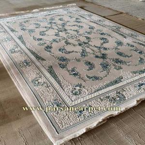 خرید فرش طوسی 700 شانه مدرن لایت کاشان | کیفیت عالی و طراحی مدرن