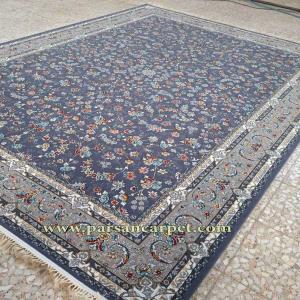 خرید فرش طرح فرحناز 700 شانه اکریلیک رنگ دلفینی